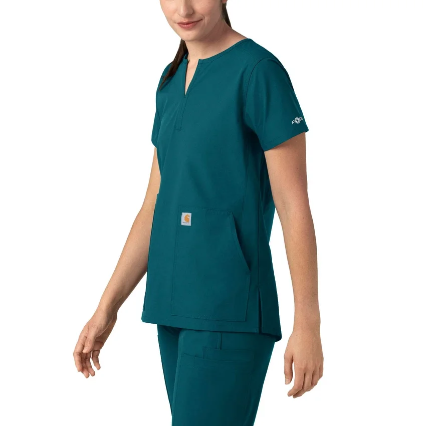 Force Essentials tuniek-scrubtop met V-hals voor dames