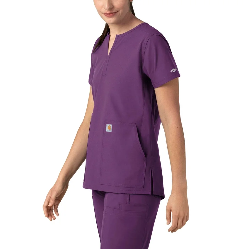 Force Essentials tuniek-scrubtop met V-hals voor dames