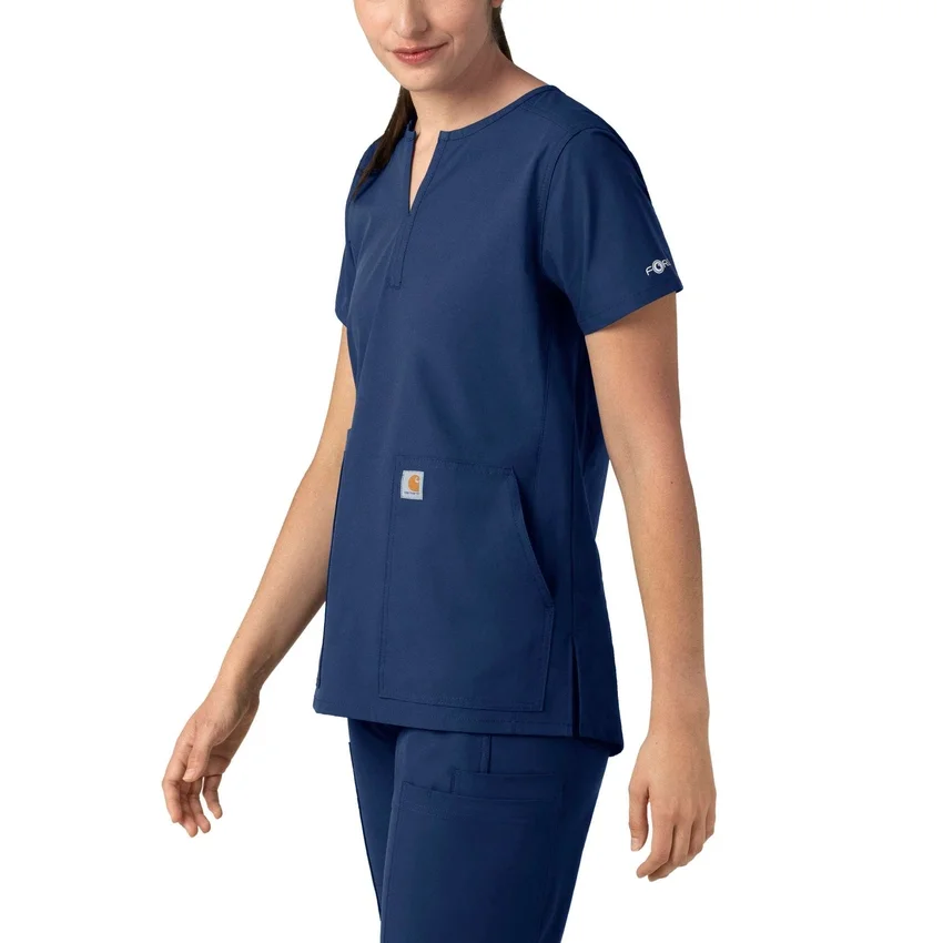 Force Essentials tuniek-scrubtop met V-hals voor dames