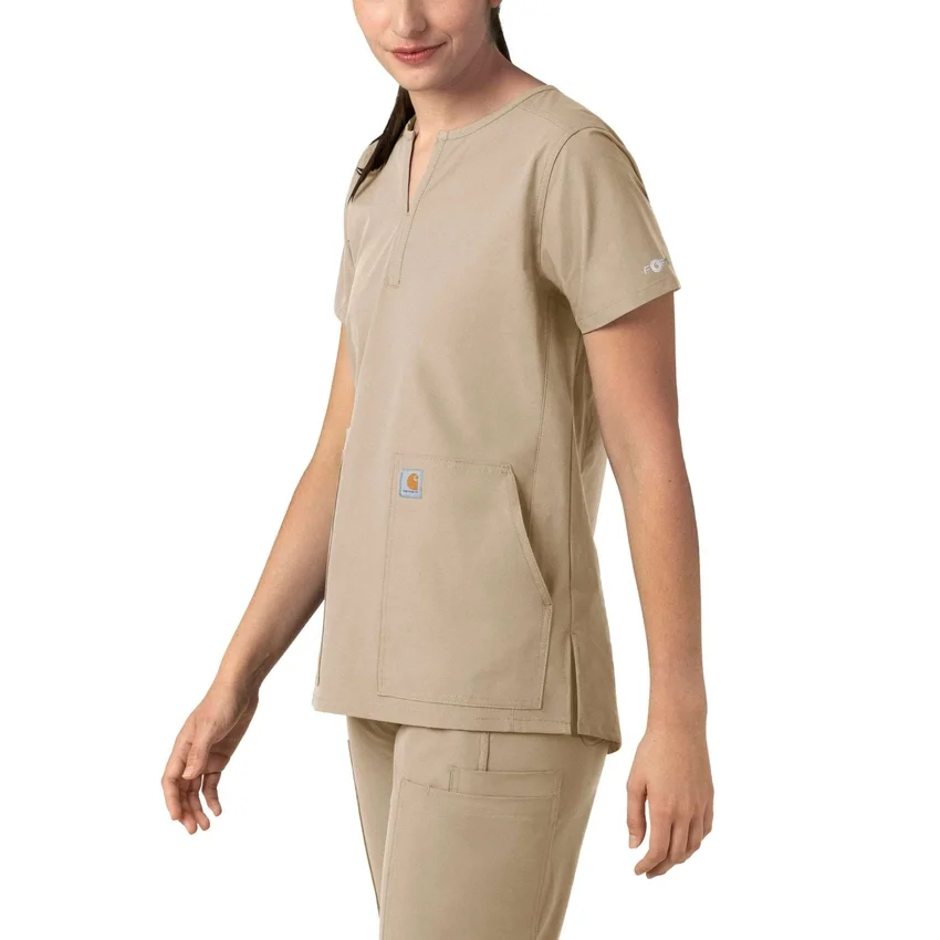 Force Essentials tuniek-scrubtop met V-hals voor dames