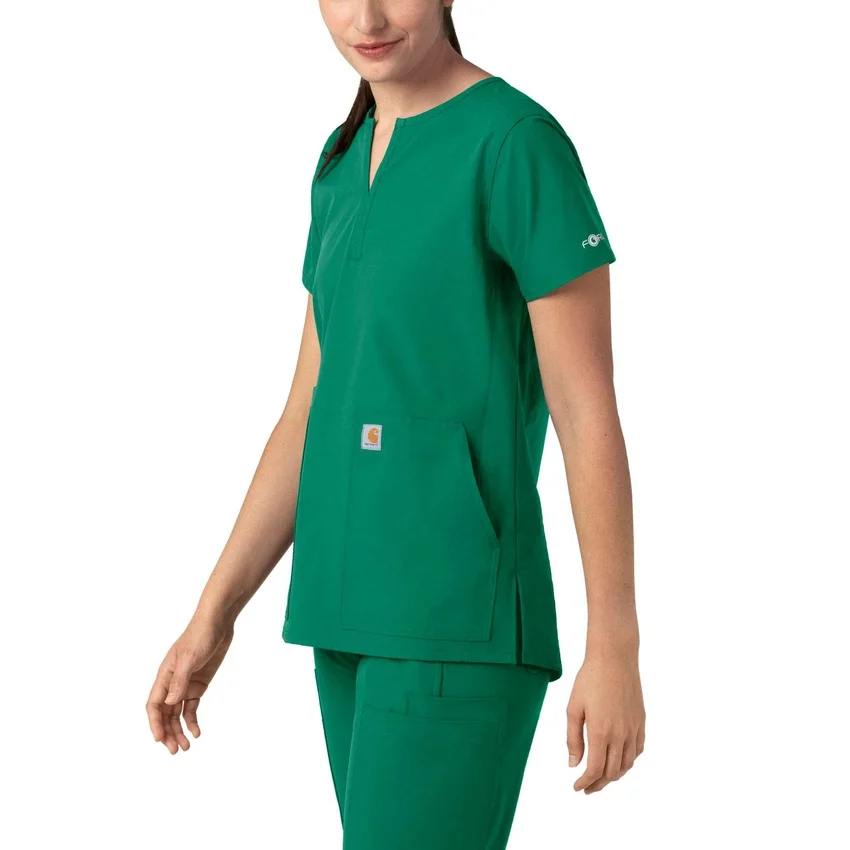 Force Essentials tuniek-scrubtop met V-hals voor dames