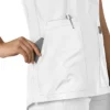 Force Essentials tuniek-scrubtop met V-hals voor dames