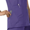 Force Essentials tuniek-scrubtop met V-hals voor dames