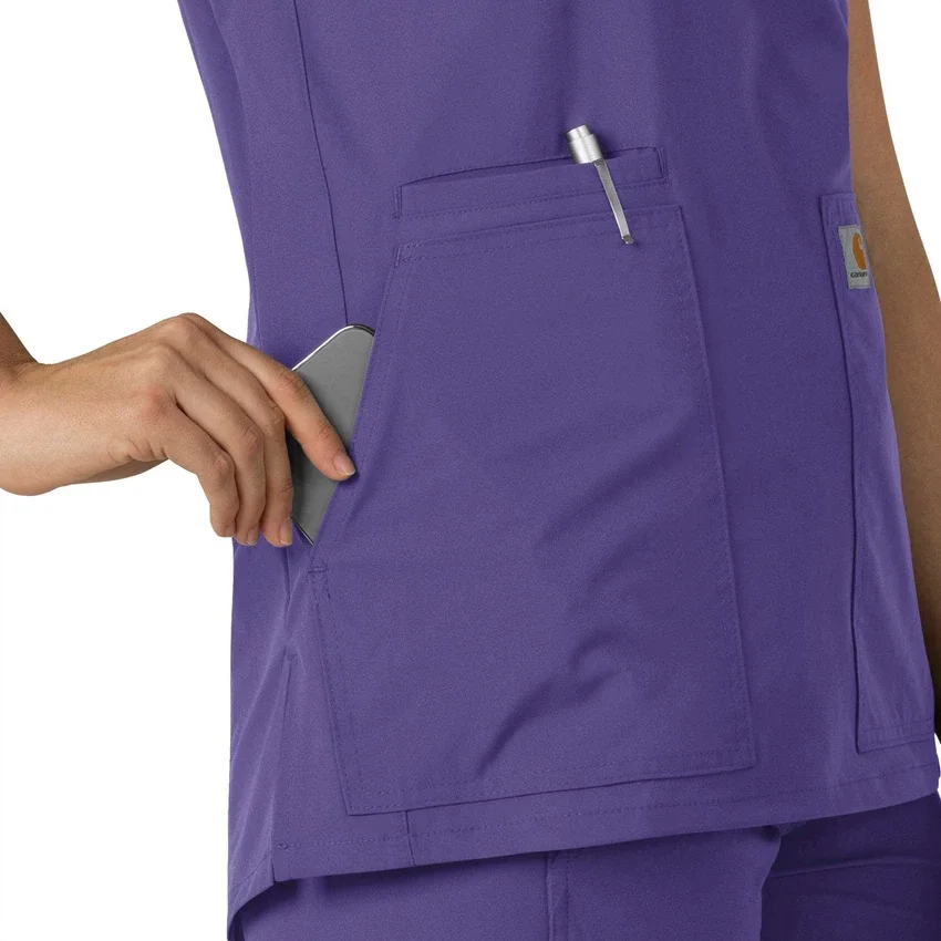 Force Essentials tuniek-scrubtop met V-hals voor dames