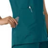 Force Essentials tuniek-scrubtop met V-hals voor dames
