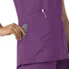 Force Essentials tuniek-scrubtop met V-hals voor dames