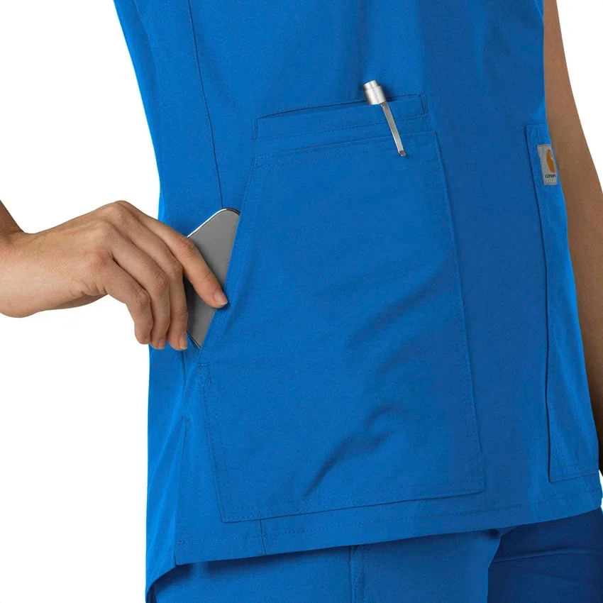 Force Essentials tuniek-scrubtop met V-hals voor dames