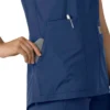 Force Essentials tuniek-scrubtop met V-hals voor dames