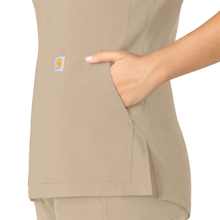 Force Essentials tuniek-scrubtop met V-hals voor dames
