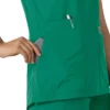 Force Essentials tuniek-scrubtop met V-hals voor dames
