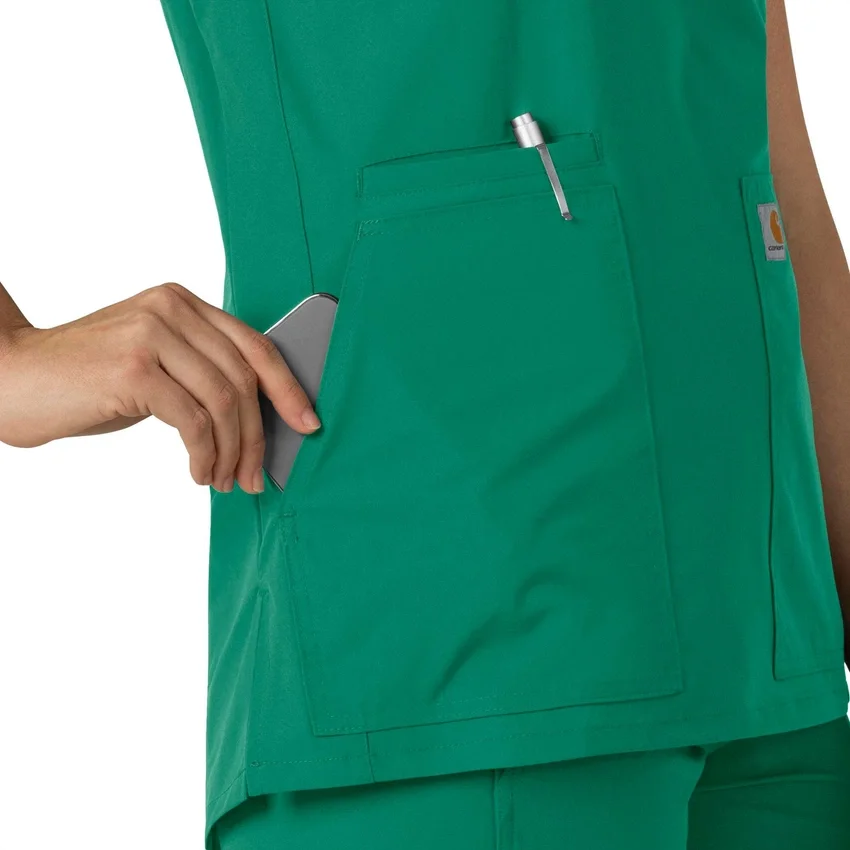 Force Essentials tuniek-scrubtop met V-hals voor dames