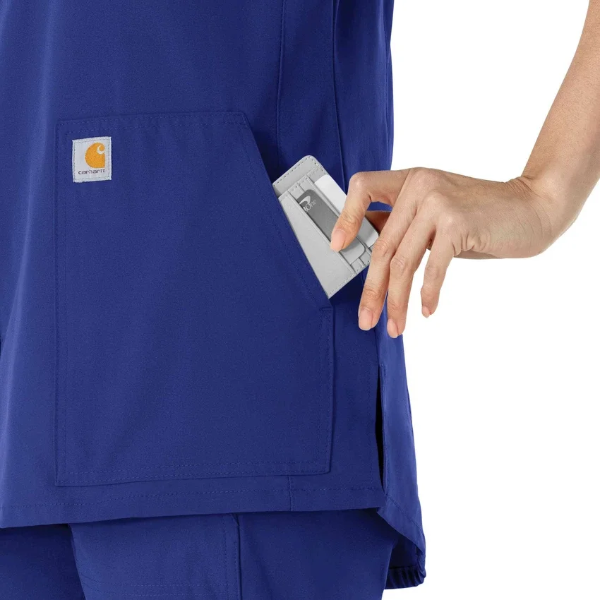 Force Essentials tuniek-scrubtop met V-hals voor dames