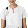 Force Essentials tuniek-scrubtop met V-hals voor dames