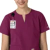 Force Essentials tuniek-scrubtop met V-hals voor dames