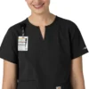 Force Essentials tuniek-scrubtop met V-hals voor dames