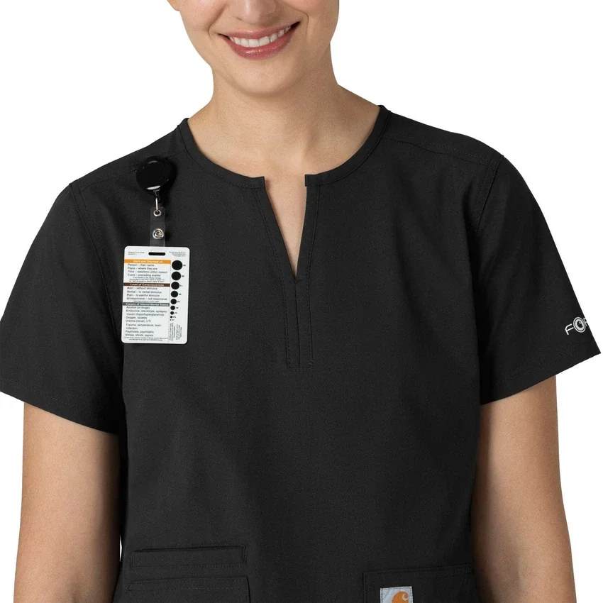 Force Essentials tuniek-scrubtop met V-hals voor dames