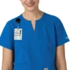 Force Essentials tuniek-scrubtop met V-hals voor dames