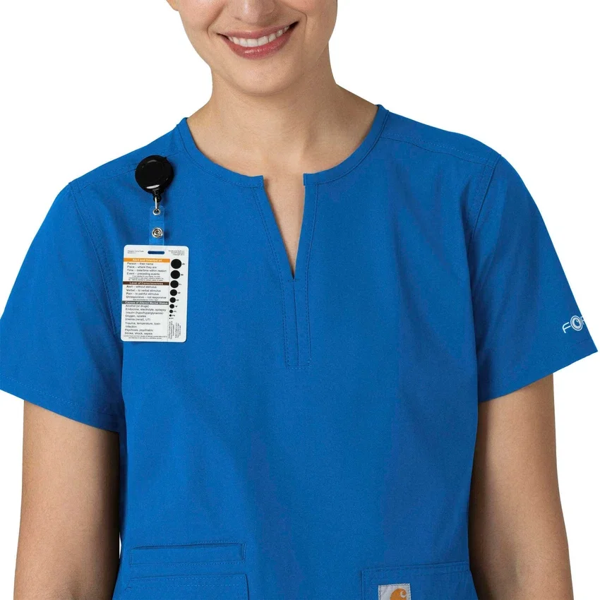 Force Essentials tuniek-scrubtop met V-hals voor dames