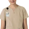 Force Essentials tuniek-scrubtop met V-hals voor dames