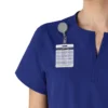 Force Essentials tuniek-scrubtop met V-hals voor dames