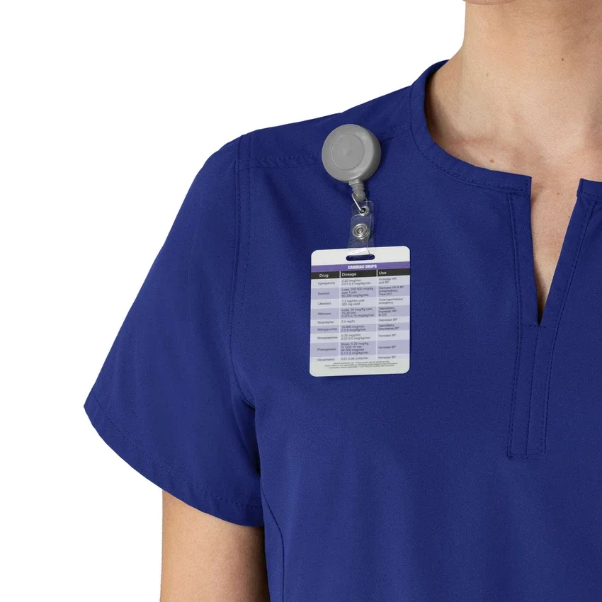 Force Essentials tuniek-scrubtop met V-hals voor dames