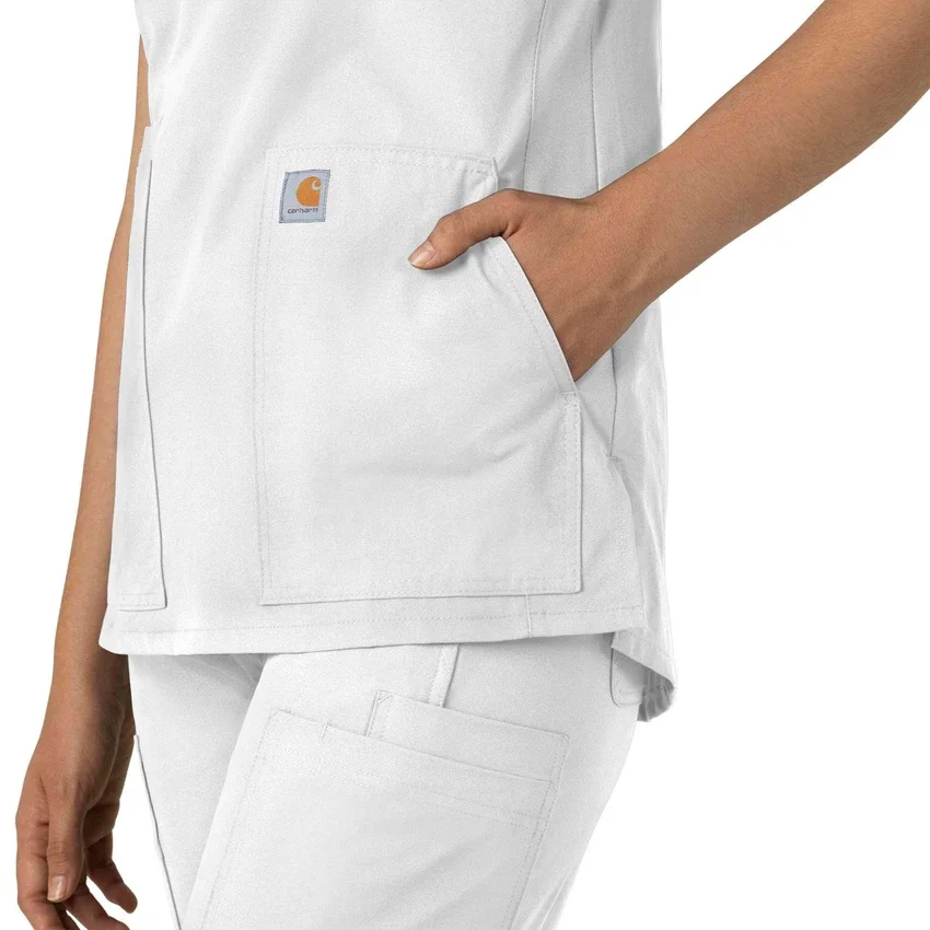 Force Essentials tuniek-scrubtop met V-hals voor dames