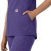 Force Essentials tuniek-scrubtop met V-hals voor dames