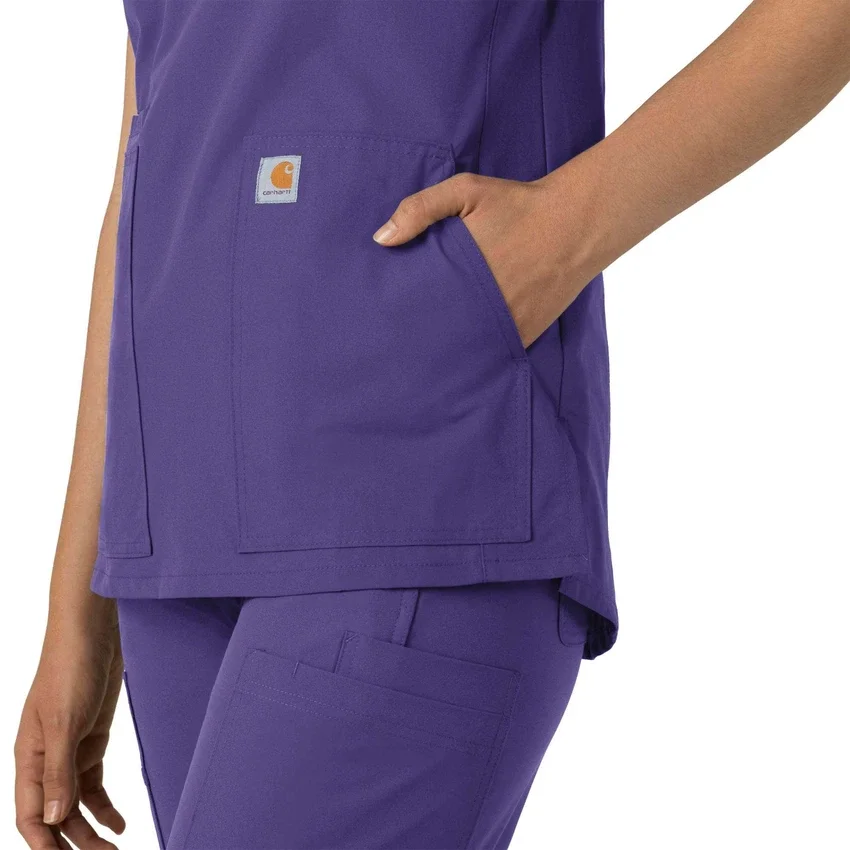 Force Essentials tuniek-scrubtop met V-hals voor dames