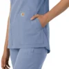Force Essentials tuniek-scrubtop met V-hals voor dames