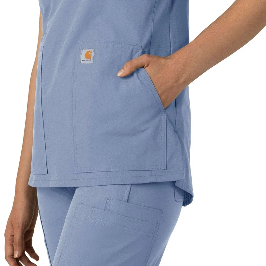 Force Essentials tuniek-scrubtop met V-hals voor dames