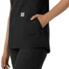 Force Essentials tuniek-scrubtop met V-hals voor dames