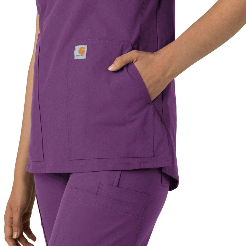 Force Essentials tuniek-scrubtop met V-hals voor dames