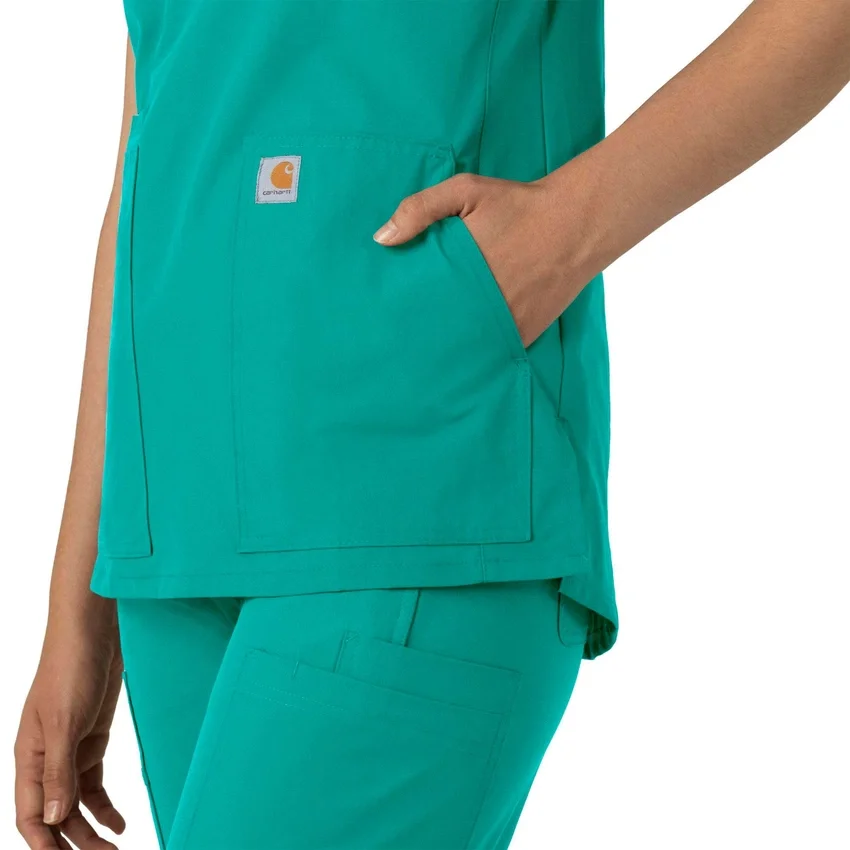 Force Essentials tuniek-scrubtop met V-hals voor dames
