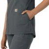 Force Essentials tuniek-scrubtop met V-hals voor dames