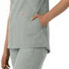 Force Essentials tuniek-scrubtop met V-hals voor dames