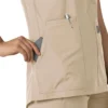 Force Essentials tuniek-scrubtop met V-hals voor dames