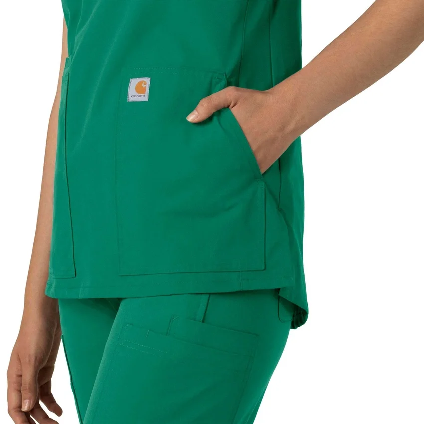 Force Essentials tuniek-scrubtop met V-hals voor dames