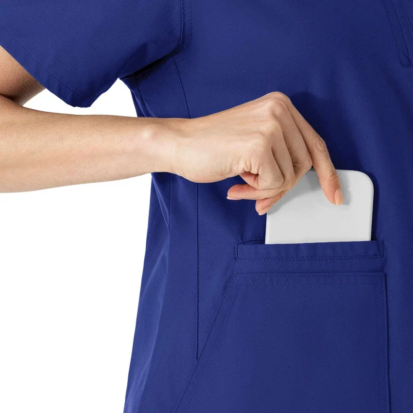 Force Essentials tuniek-scrubtop met V-hals voor dames