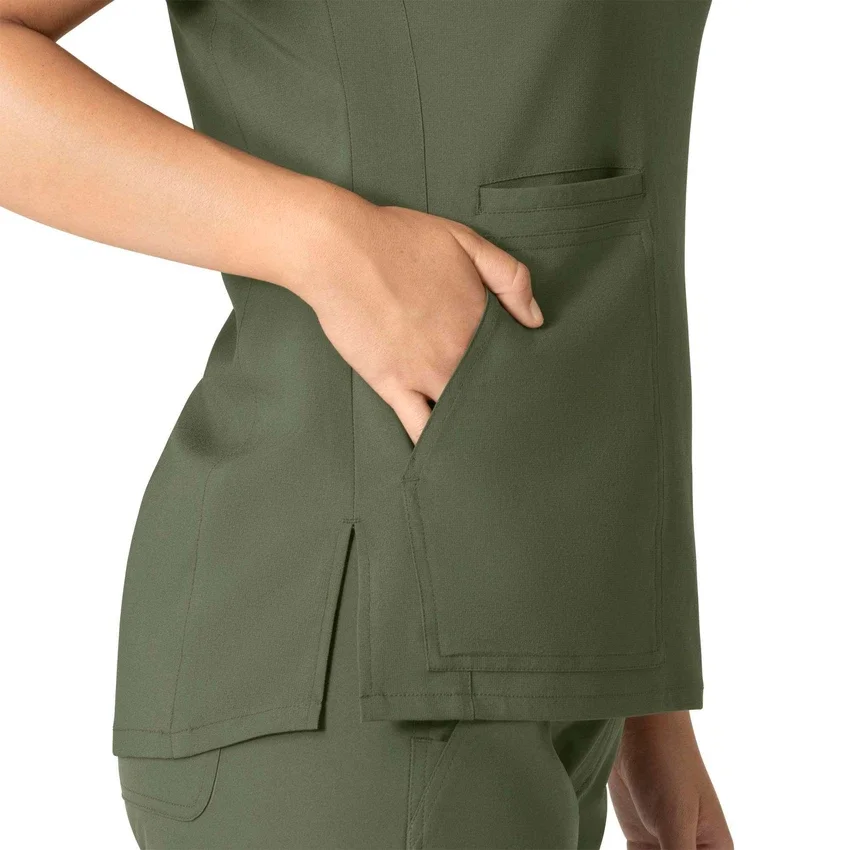 Force Essentials tuniek-scrubtop met V-hals voor dames