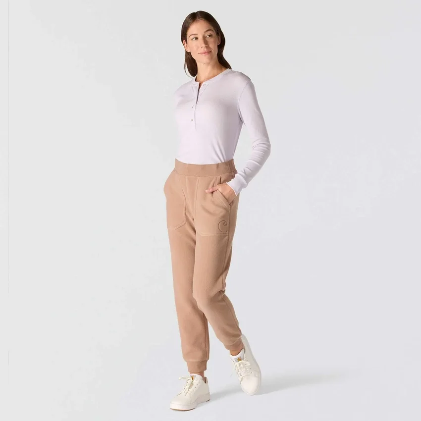 Force fleece-joggingbroek met relaxte pasvorm voor dames