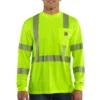 Force High Visibility Overhemd met lange armstukken en relaxte pasvorm voor heren, klasse 3