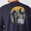 Force Irvine FR T-shirt met lange armstukken en olieplatform-print voor heren - Vlamwerende overhemden