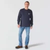Force Irvine FR T-shirt met lange armstukken en olieplatform-print voor heren - Vlamwerende overhemden