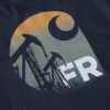 Force Irvine FR T-shirt met lange armstukken en olieplatform-print voor heren - Vlamwerende overhemden
