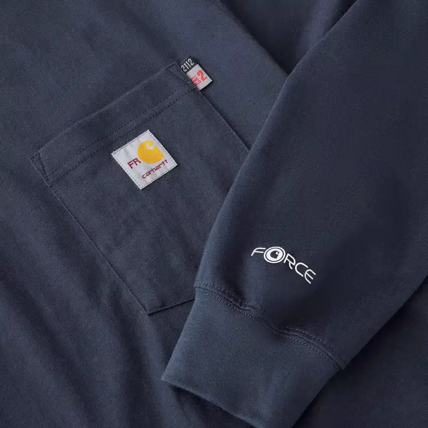Force Irvine FR T-shirt met lange armstukken en olieplatform-print voor heren - Vlamwerende overhemden