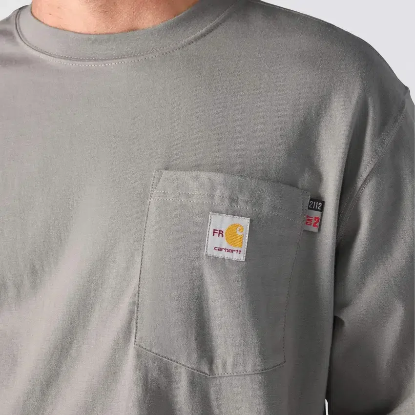 Force Irvine Fr T-shirt met lange armstukken en vlammenprint voor heren - Vlamwerende overhemden