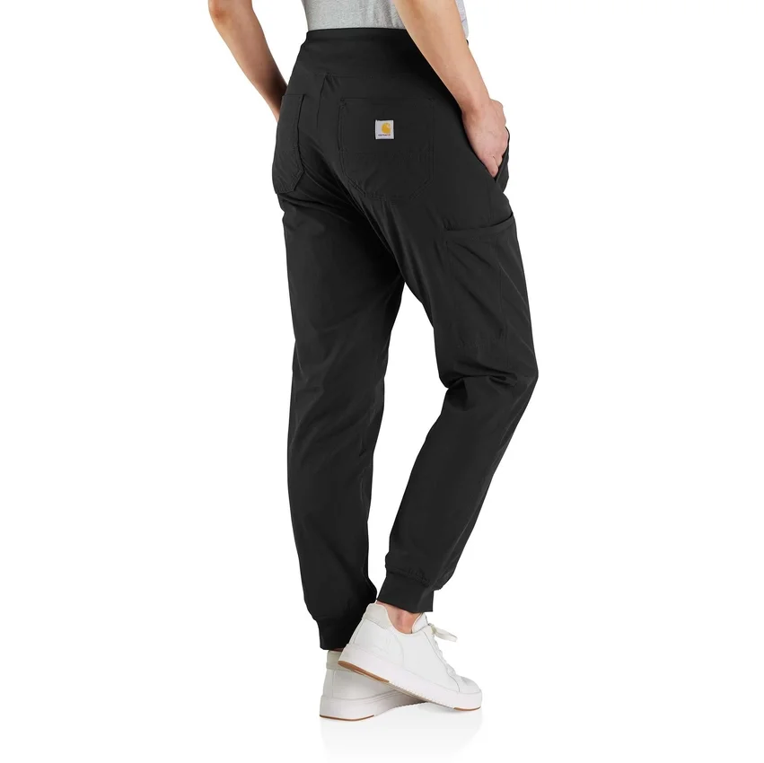 Force joggingbroek met relaxte pasvorm en fleecevoering voor dames
