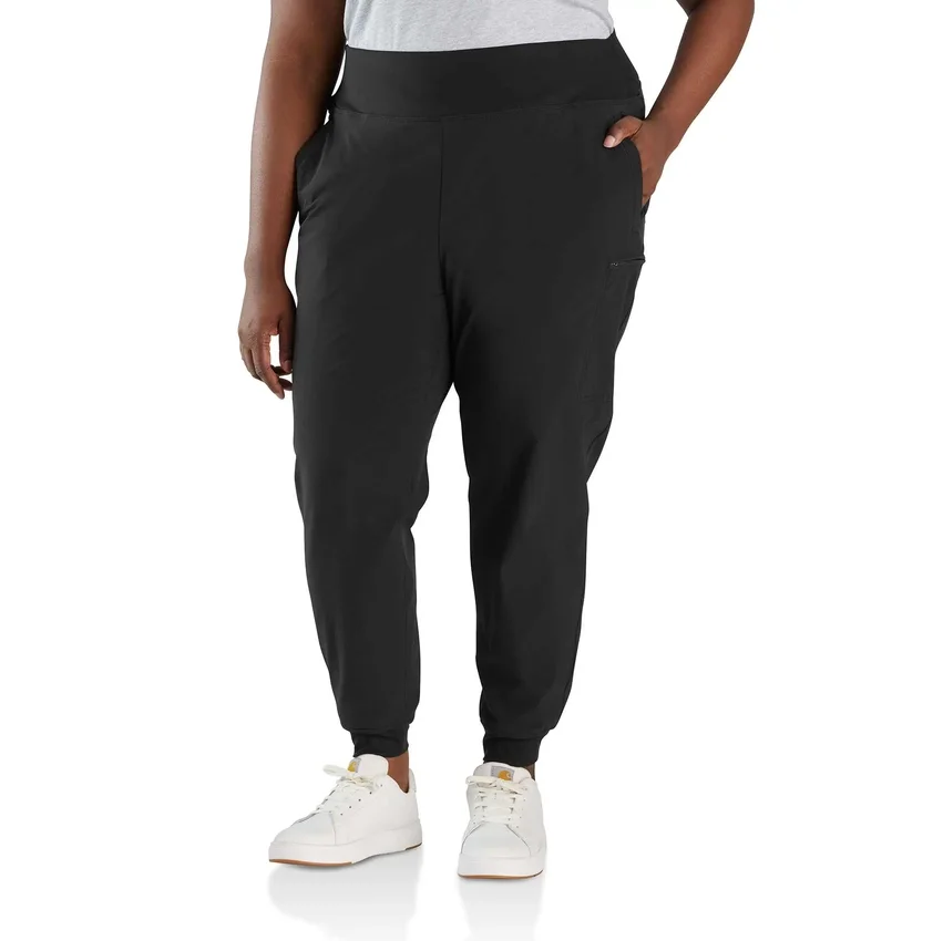 Force joggingbroek met relaxte pasvorm en fleecevoering voor dames