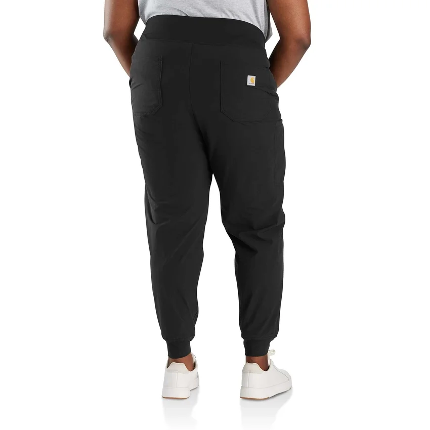Force joggingbroek met relaxte pasvorm en fleecevoering voor dames