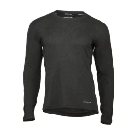 Force middelzware stretch-basislaag met ronde hals